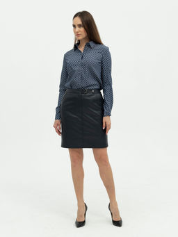 юбка из экокожи 895-0583 - Трика фото 6