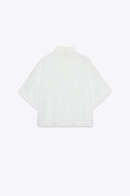 HEMSTITCH SHORT SHIRT - Zara фото 10