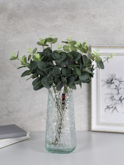 Ваза для цветов 20 см с ЛОГО прозрачная / WRD-138 /уп 24/ без и/уп745973 - ГалеонТрейд фото 4