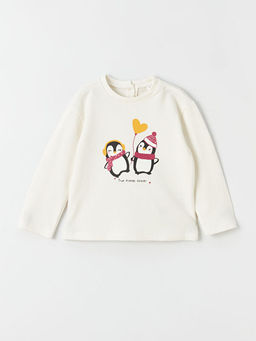 Bisiklet Yaka Uzun Kollu K?z Bebek Ti??rt 2li - Waikiki фото 2