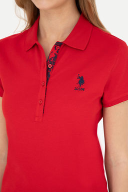 Женская красная базовая футболка Неожиданная скидка в корзине - U.s. polo assn фото 14