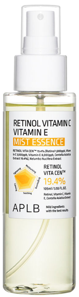 APLB Эссенция-мист с ретинолом и витаминами С и Е RETINOL VITAMIN C VITAMIN E MIST ESSENCE (105 мл)  фото 2