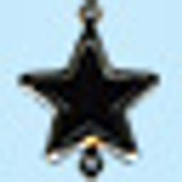 Страз в оправе "Gamma" MS-02 16 х 16 мм акрил 50 шт в пакете с еврослотом СК/Распродажа №14 черный