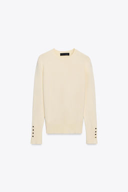 BASIC PLAIN KNIT SWEATER - Zara фото 6