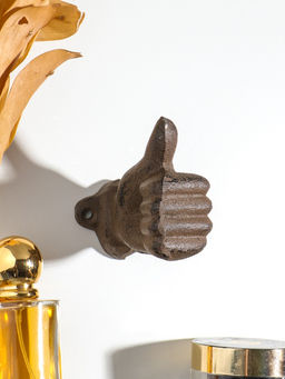 Крючок декоративный чугун "Рука - класс" 7,5х3,8х8 см