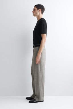 PANTAL?N DE LINO RELAXED FIT STRAIGHT LEG - H&m фото 8