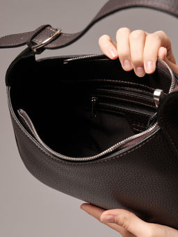 Сумка багет Deboro 31046 темно-коричневый