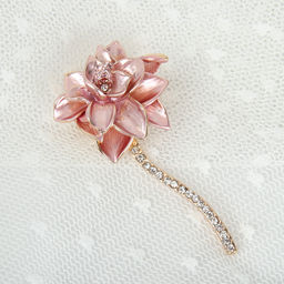 Брошь Цветок / 3450-2 /уп 24/