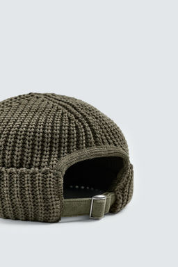 SHORT KNIT BEANIE - Zara фото 6