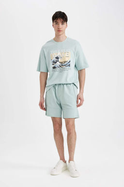 Slim Fit Dar Kesim Dar Paca Basic Duz Sort - Defacto фото 2