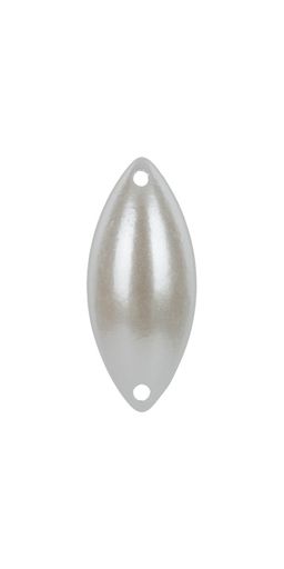 Бусина Zlatka пластик JJBH-04 9 x 20 мм 5 х 15 шт №01 Жемчужный