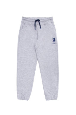 Серые меланжевые спортивные штаны для мальчика - U.s. polo assn фото 8