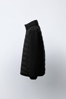 CAZADORA ACOLCHADA MANGAS NEOPRENO / Negro - Zara фото 3