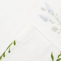 Комплект штор для кухни Этель Цветочек, 150?150 см - 2 шт., саржа 190 г/м?, 100% хлопок