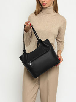 Женская кожаная сумка Richet 2535LN 811 Черный