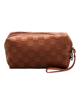 Sunflower Косметичка-пенал 2 отделения 5108, коричневый