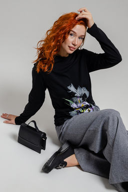 8527 футболка с дл.рукавом унисекс - Натали фото 17