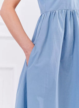 Хлопковое платье с ярусами 100% хлопок