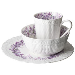 НАБОР ПОСУДЫ ОБЕДЕННЫЙ LEFARD LILAC 3 ПР.