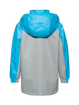 Ветровка детская светло-серая/бирюза 20-019/1 (110-116, 60)