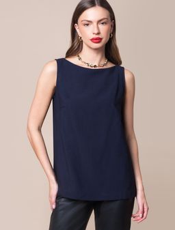 Топ из плотной вискозы с лиоцеллом