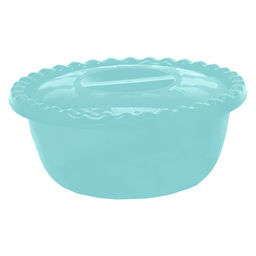 Миска п/эт. 5л круглая с крышкой (М1317)