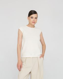 Джемпер кашемировый 06052 сливочный