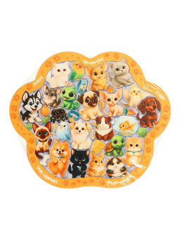 Пазл деревянный фигурный в рамке "Домашние животные"