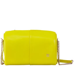 Итальянская кожаная сумка DuDu Bags серии Abigail | лимонный - Dudubags фото 2