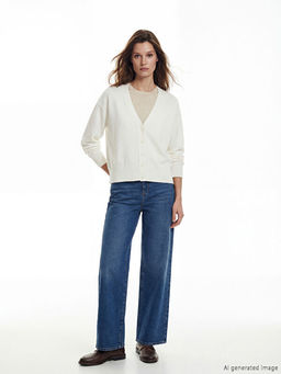 V Yaka Kad?n Triko H?rka