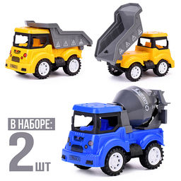 Набор машин "Стройка" в пакете