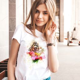 Эксклюзивная футболка Yana Pletneva упаковка плотный Zip пакет!  фото 2