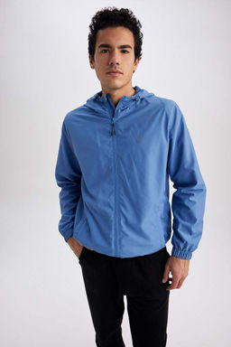 Пальто с капюшоном приталенного кроя DeFactoFit  фото 4