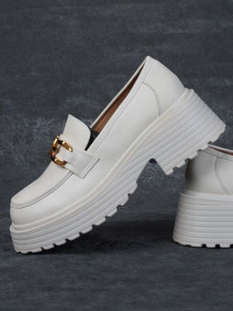 03-PDAG52-2 BEIGE Лоферы женские (натуральная кожа)