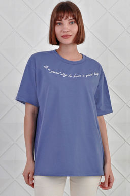 Арт. 3737 Футболка женская 42-52 (6 шт) Цвет:грязно-фиолетовый - Калинка фото 8