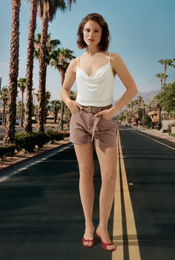 CONCEPT CLUB / Шорты джинсовые жен. Cramer_shorts светло-коричневый  фото 6