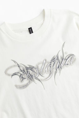 Camiseta oversize con motivo - H&m фото 9