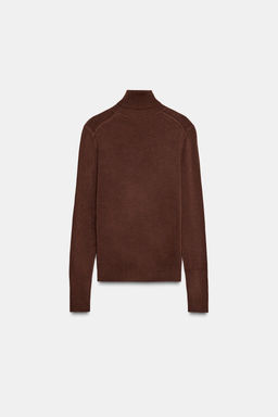 JERSEY B?SICO PUNTO LISO / Chocolate - Zara фото 6