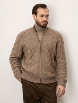 Джемпер мужской из кашемира 4295 капучино