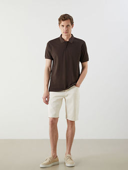 Polo Yaka K?sa Kollu Pike Erkek Ti??rt