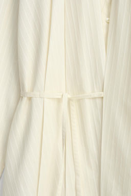 CAMISA KIMONO JACQUARD RAYAS / Crudo - Zara фото 9