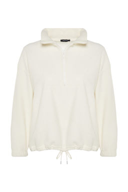 TRENDYOLMILLA Antrasit Fermuar Detayl? Polar Orme Sweatshirt TWOAW21SW0758 фото 11