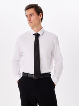 Сорочка мужская длинный рукав GREG 100/237/WH/ZVN STRETCH  фото 8