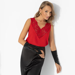 Топ в бельевом стиле, Момент откровения (цвет страсти, нью)