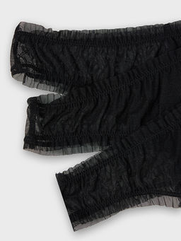 Трусы бразилиана женские черные в наборе, 3 шт - Mark formelle фото 10