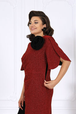 Платье Ninele 7481 красный фото 4