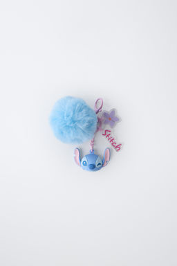 LLAVERO POMP?N LILO & STITCH  DISNEY / Azul
