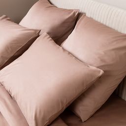 Постельное белье Моноспейс 2сп Max + 4 наволочки, бежевый