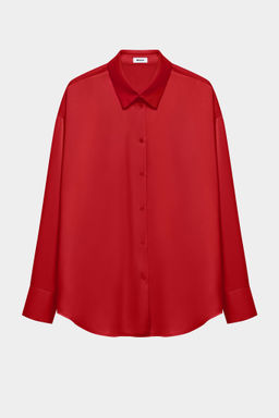 Рубашка из сатина с завязками - Mollis фото 6