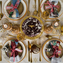 Набор новогодний Christmas time: скатерть 150×110 см +/-3 см с ГМВО, салфетка 40×40 см-4 шт., 100% хлопок